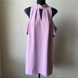 Cold Shoulder pink dress NWT M